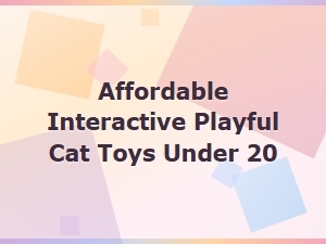 Affordable Interactive Playful Cat Toys Under $20 – Fun for Every Feline